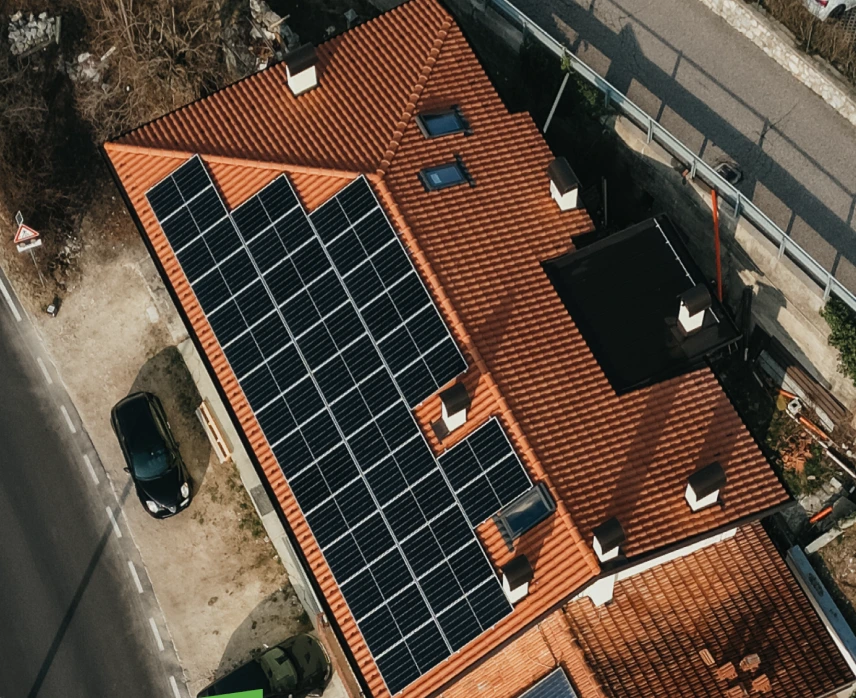 rooftop with solar panel